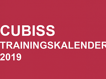 Cubiss trainingskalender Limburg 2019