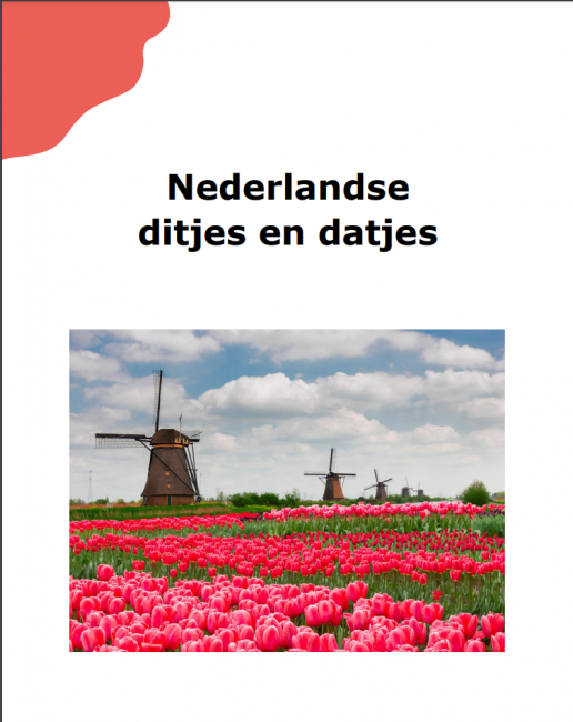 Nederlandse ditjes en datjes